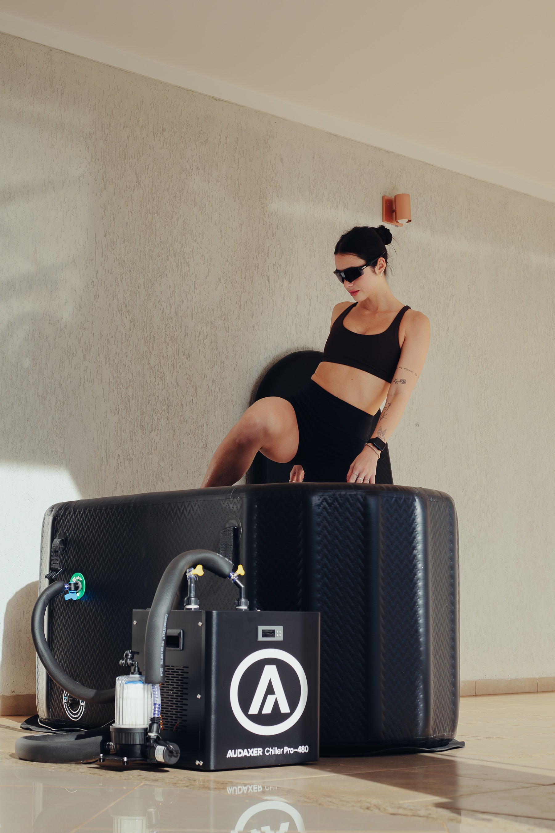 Banheira de gelo com chiller