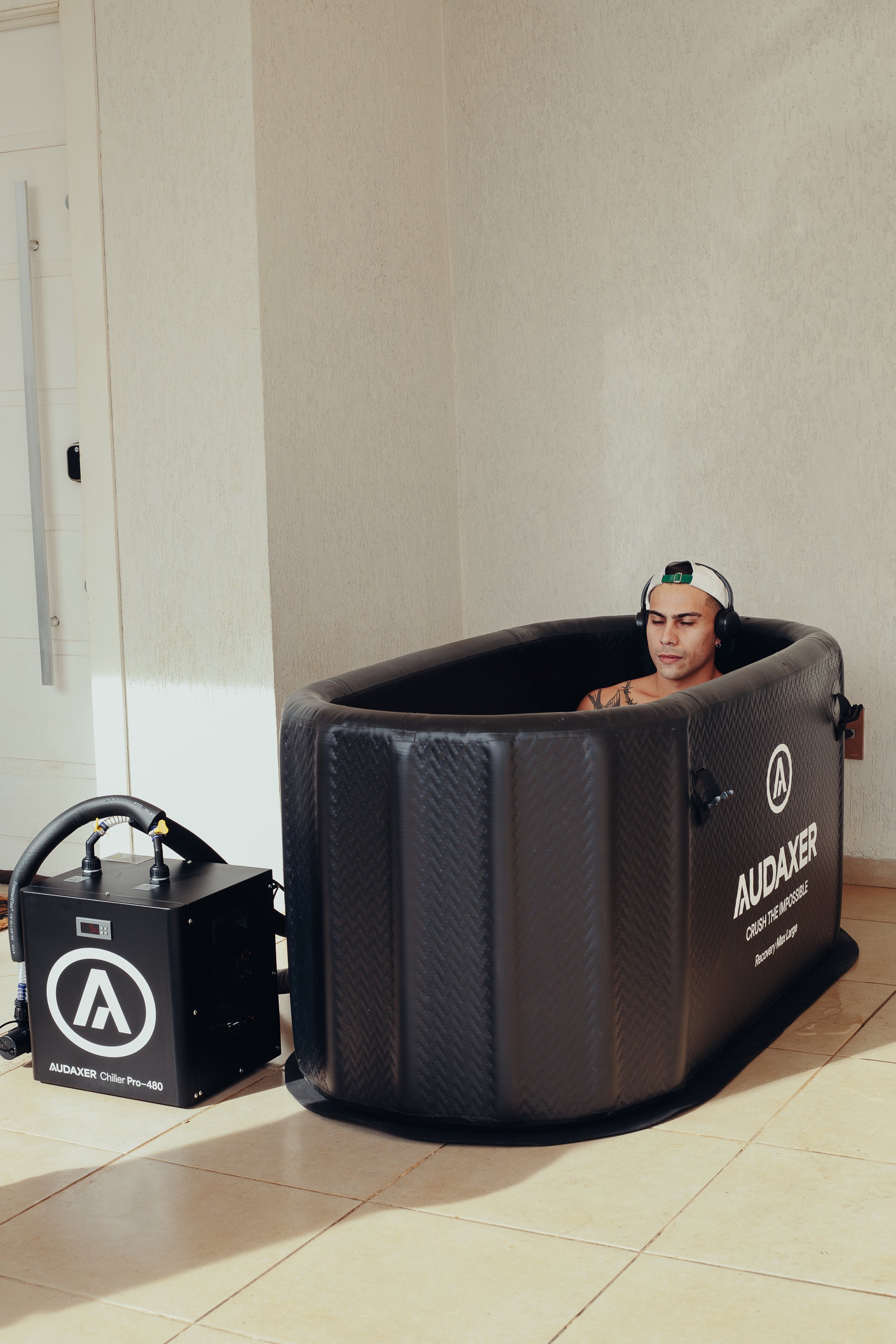 Banheira de gelo com chiller